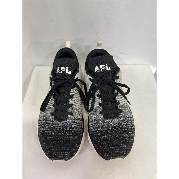 Apl 'Techloom' Black Rubber Pro Sneaker Size 9 - Picture 4 of 6
